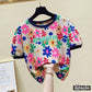 T-Shirt Feminina Flowers Wim
