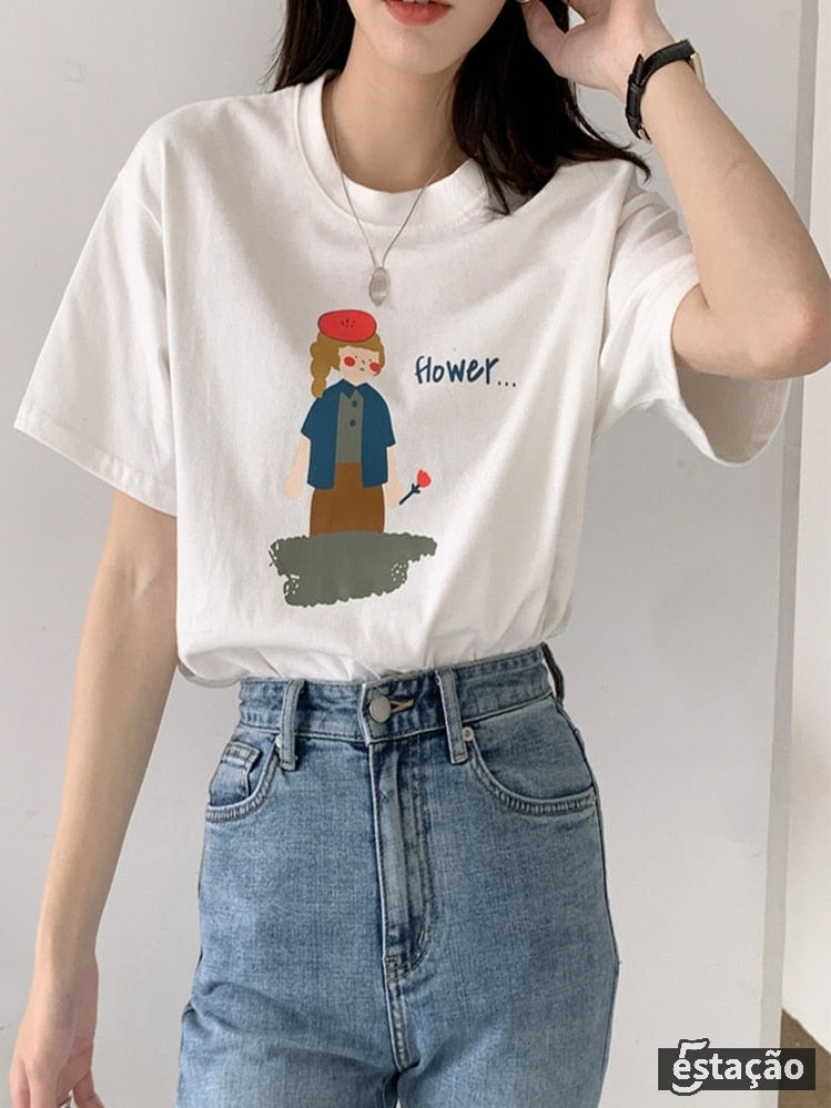 T-Shirt Feminina Bild