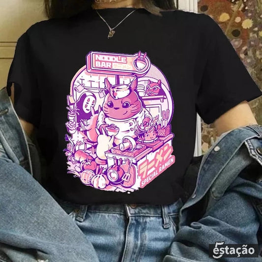 T-shirt Feminina Cat